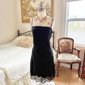 black fairy dress  90s jump black  dress size 11